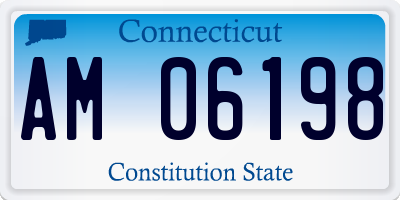 CT license plate AM06198