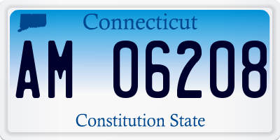 CT license plate AM06208