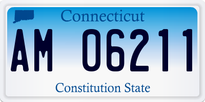 CT license plate AM06211