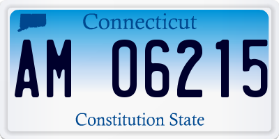 CT license plate AM06215