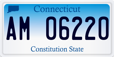 CT license plate AM06220