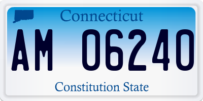 CT license plate AM06240