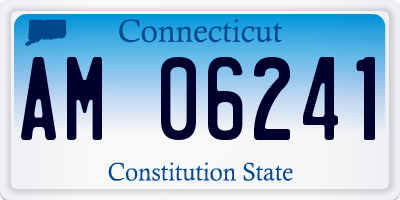 CT license plate AM06241