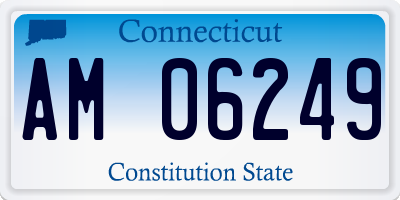 CT license plate AM06249