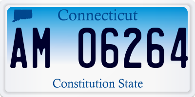 CT license plate AM06264