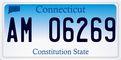CT license plate AM06269