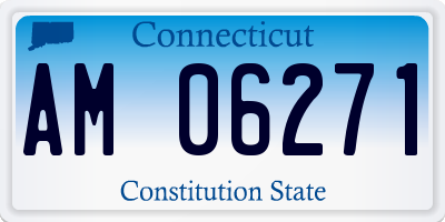 CT license plate AM06271