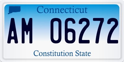CT license plate AM06272