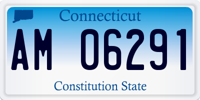 CT license plate AM06291