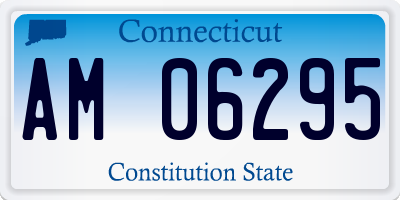 CT license plate AM06295