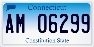 CT license plate AM06299