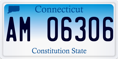 CT license plate AM06306