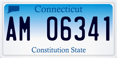 CT license plate AM06341