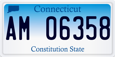 CT license plate AM06358