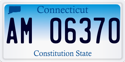 CT license plate AM06370
