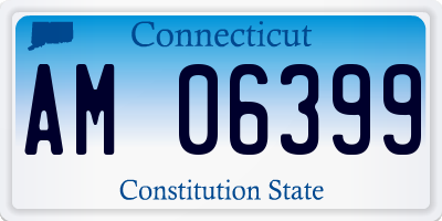CT license plate AM06399