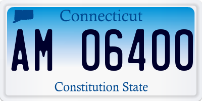 CT license plate AM06400