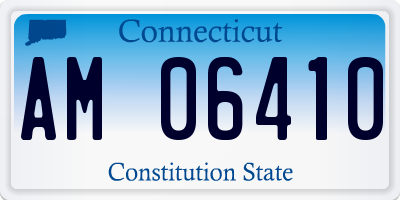 CT license plate AM06410