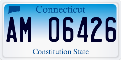 CT license plate AM06426