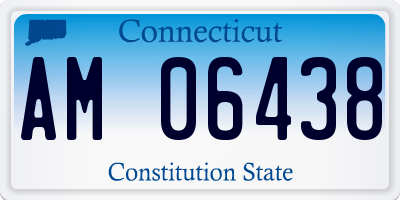 CT license plate AM06438