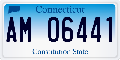 CT license plate AM06441