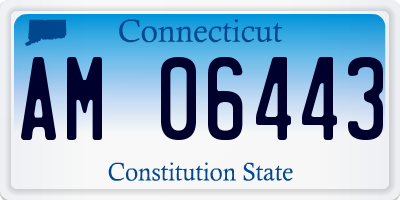 CT license plate AM06443