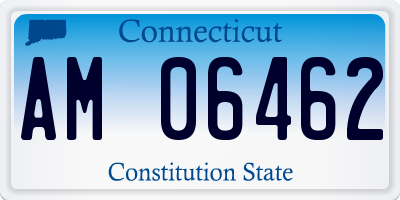 CT license plate AM06462