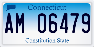 CT license plate AM06479