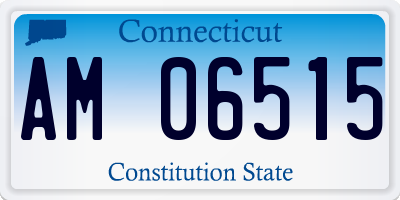 CT license plate AM06515
