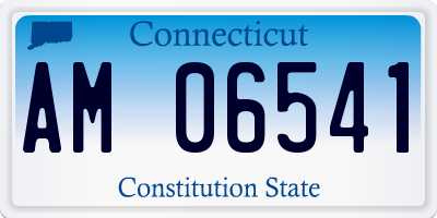 CT license plate AM06541