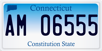 CT license plate AM06555