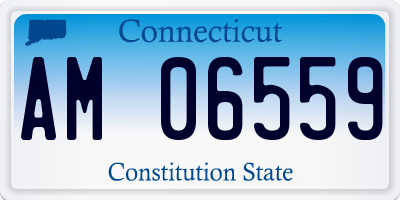 CT license plate AM06559