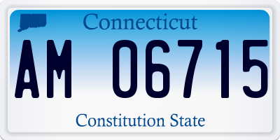 CT license plate AM06715