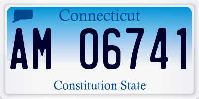 CT license plate AM06741