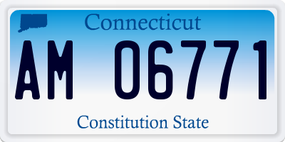 CT license plate AM06771