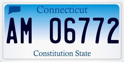 CT license plate AM06772