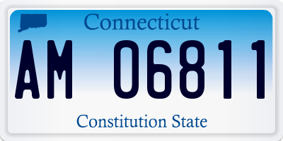 CT license plate AM06811