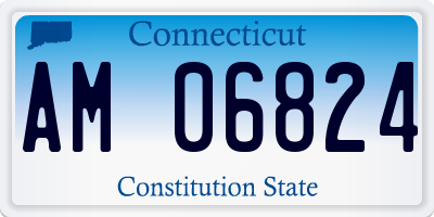 CT license plate AM06824