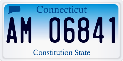 CT license plate AM06841
