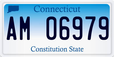CT license plate AM06979