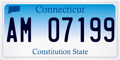 CT license plate AM07199
