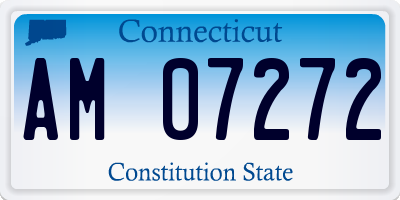 CT license plate AM07272