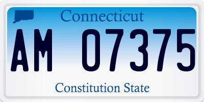 CT license plate AM07375