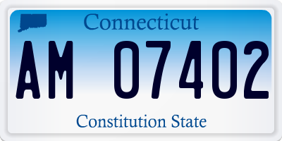 CT license plate AM07402