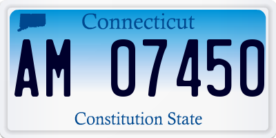 CT license plate AM07450
