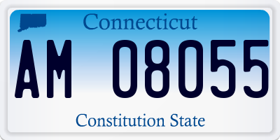 CT license plate AM08055