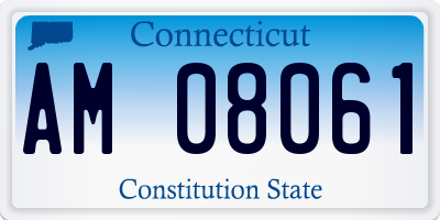 CT license plate AM08061