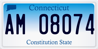 CT license plate AM08074