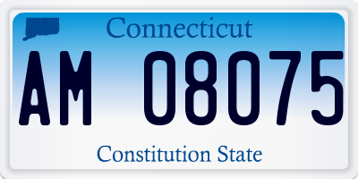CT license plate AM08075