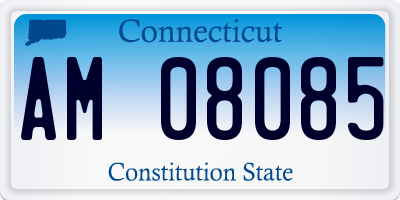 CT license plate AM08085